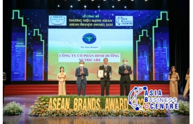 NUTRICARE vinh dự nhận giải thưởng TOP 10 Thương hiệu Mạnh ASEAN 2020